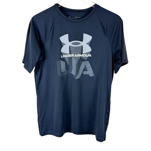 Under Armour Repeat Logo Tech Tee - Picture 1 of 7